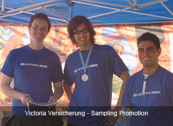 Victoria Versicherung - Sampling Promotion