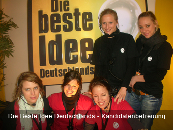 Die Beste Idee Deutschlands -Kandidatenbetreuung