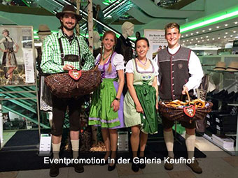 Eventpromotion in der Galeria Kaufhof Eventpromotion in der Galeria Kaufhof