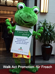 Walk Act Promotion für Frosch Walk Act Promotion für Frosch