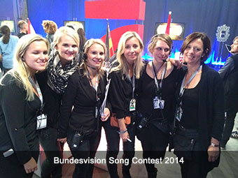 Künstlerbetreuung und Koordination Bundesvision Song Contest 2014 Künstlerbetreuung und Koordination Bundesvision Song Contest 2014