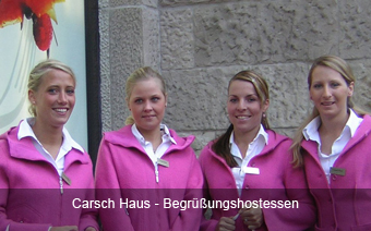 Carsch Haus - Begrüßungshostessen Carsch Haus - Begrüßungshostessen