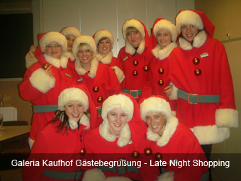 Galeria Kaufhof Gästebegrüßung - Late Night Shopping Galeria Kaufhof Gästebegrüßung - Late Night Shopping