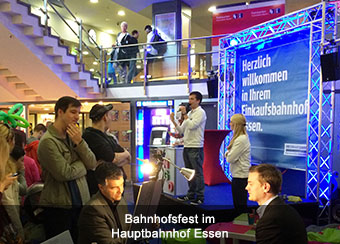 Bahnhofsfest im Hauptbahnhof Essen Bahnhofsfest im Hauptbahnhof Essen