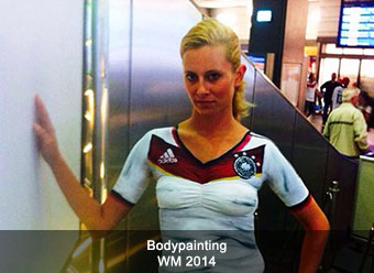 Bodypainting WM 2014 Bodypainting WM 2014