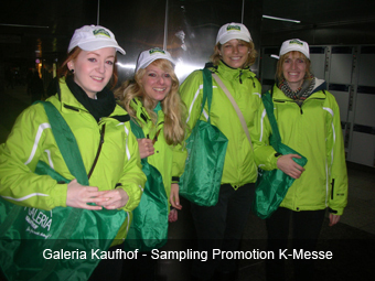 Galeria Kaufhof - Sampling Promotion K-Messe Galeria Kaufhof - Sampling Promotion K-Messe